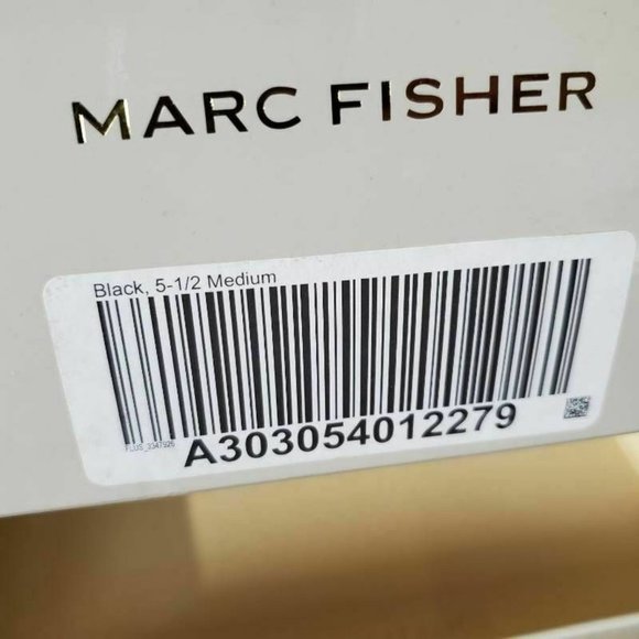 Marc Fisher Omalla Strappy Sandals Black 5.5 New - Picture 10 of 10